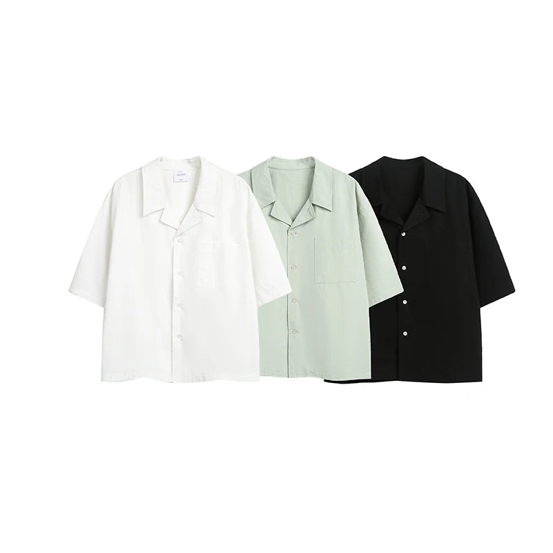 Y2K Vintage Short Sleeve Button Down Shirt