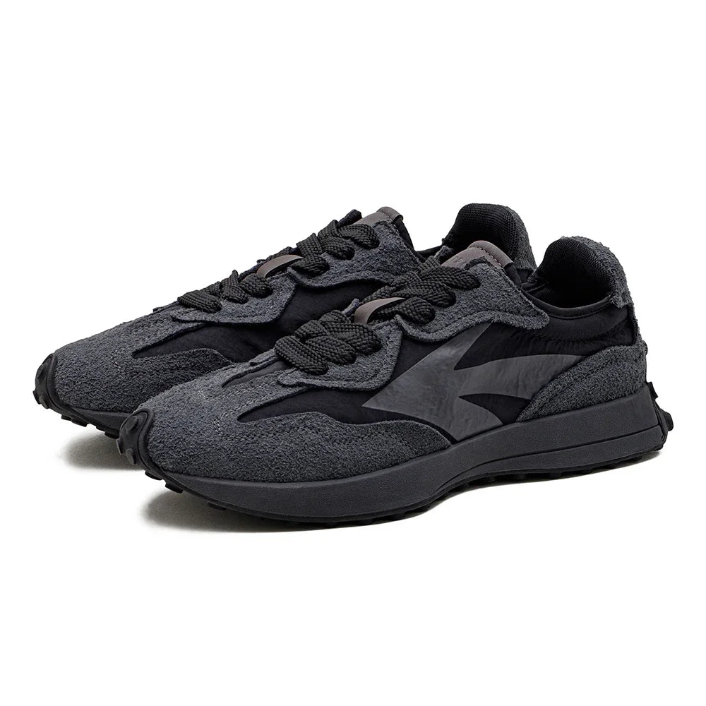 Y2K Vintage Thick-soled Black Trainers