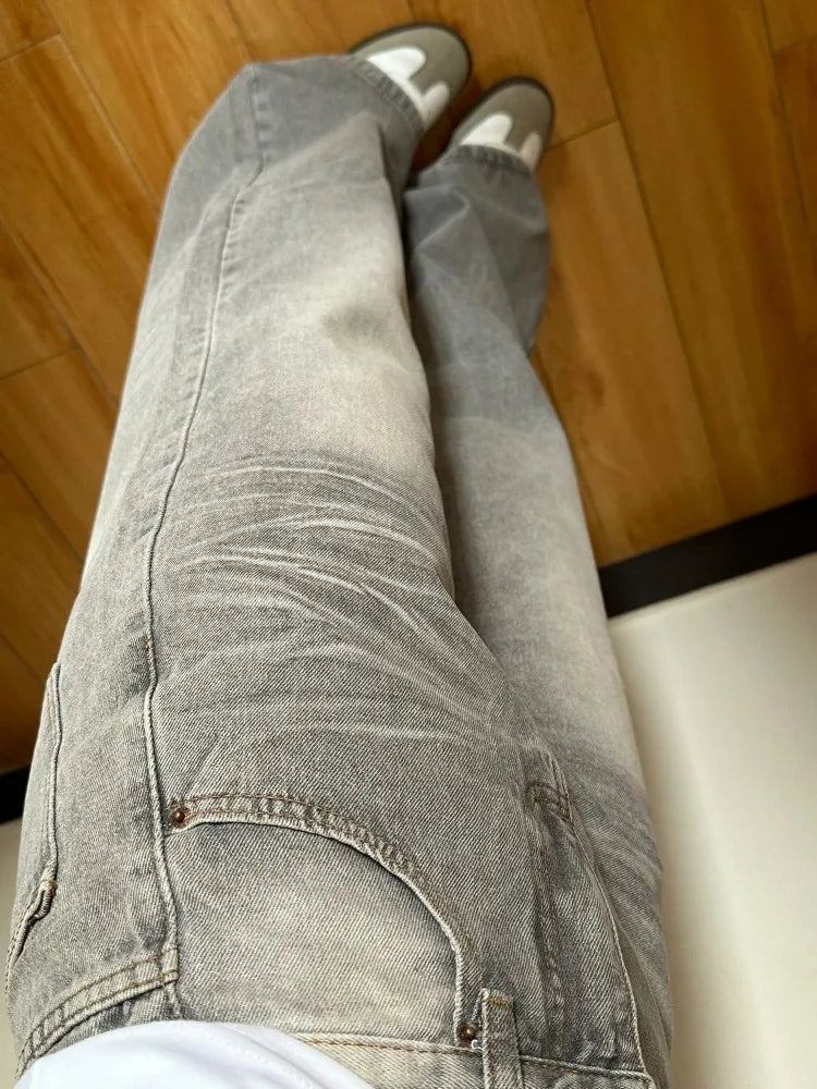 Y2K Vintage Washed Baggy Jeans