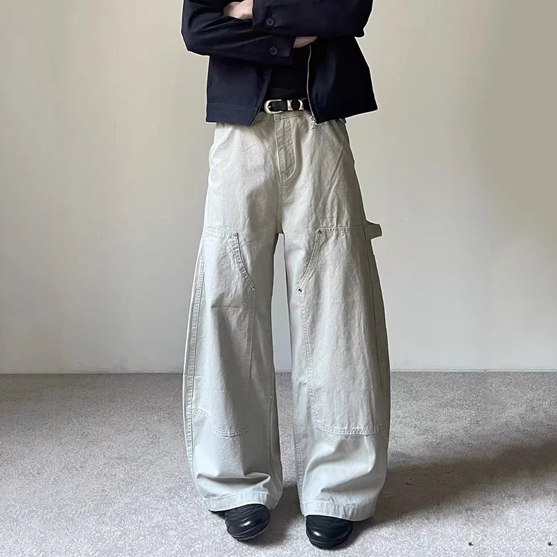 Y2K Washed Essentials Carpenter Barrel Jeans