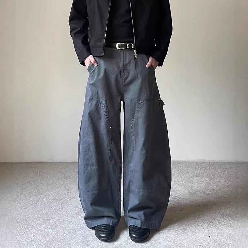 Y2K Washed Essentials Carpenter Barrel Jeans