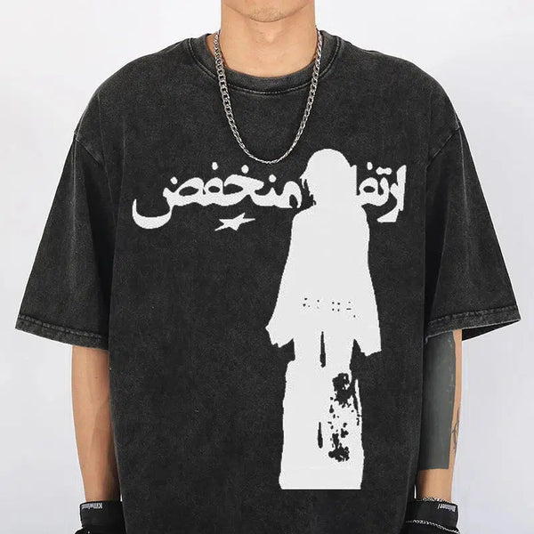 トップス 00s Y2K Waffle L/S Tee Faded Grunge Y2K-Washed-Faded-Graphic-T-