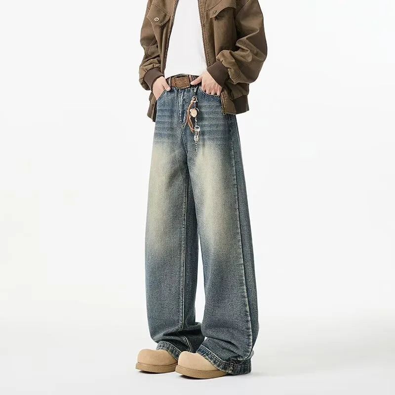 Y2K Washed Straight Leg Jeans