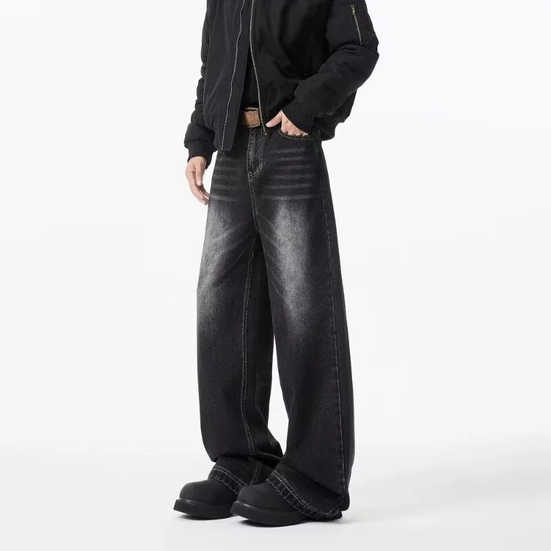 Y2K Washed Straight Leg Jeans