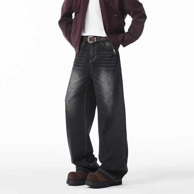 Y2K Washed Straight Leg Jeans