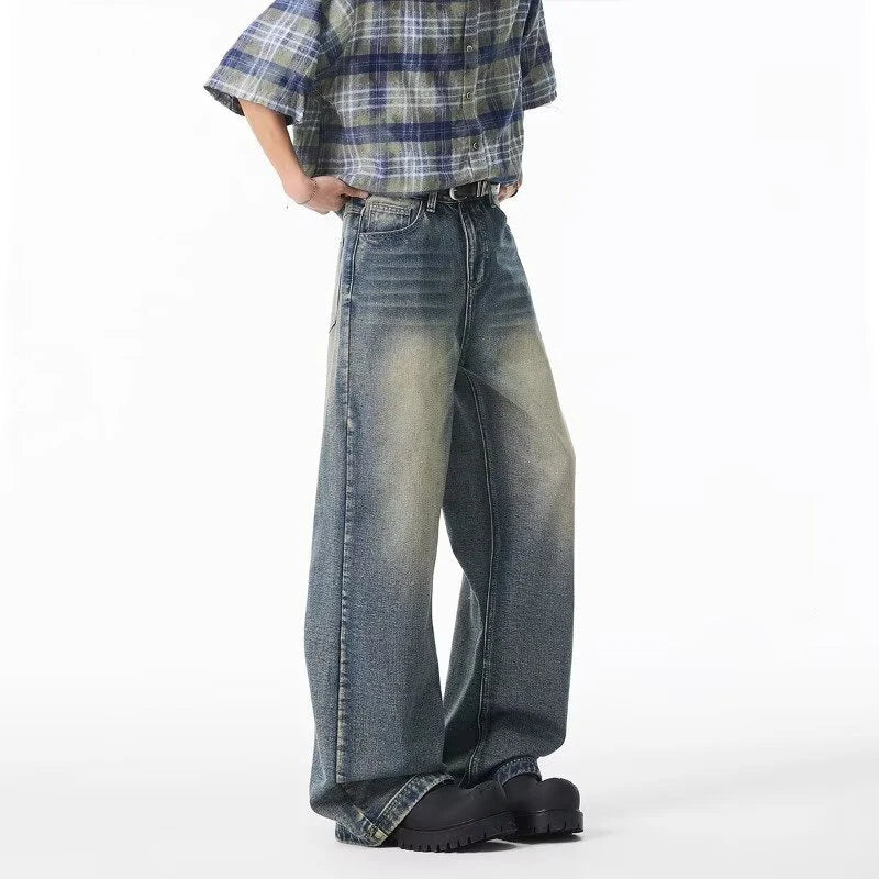 Y2K Washed Straight Leg Jeans