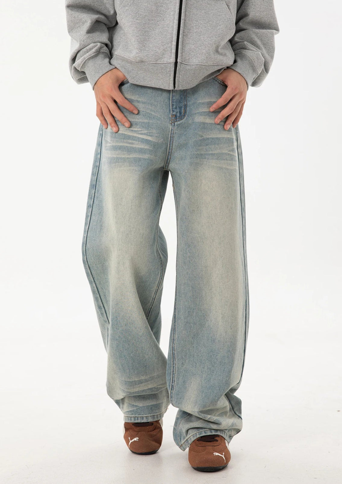 Y2K Washed Straight Leg Vintage Jeans