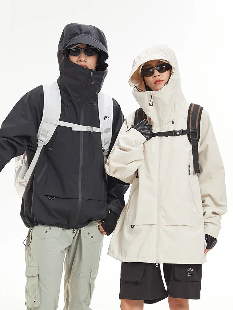 Y2K Waterproof Windbreaker Hiking Jacket Coat