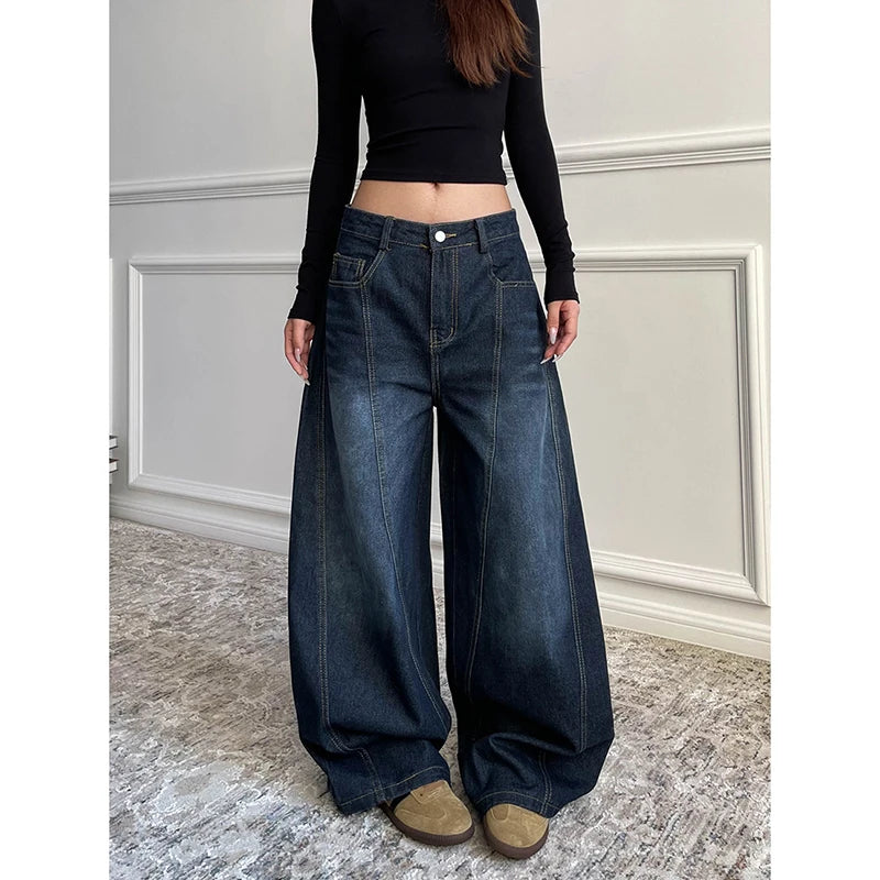 Y2K Wide Leg Baggy Denim Boot Cut Jeans