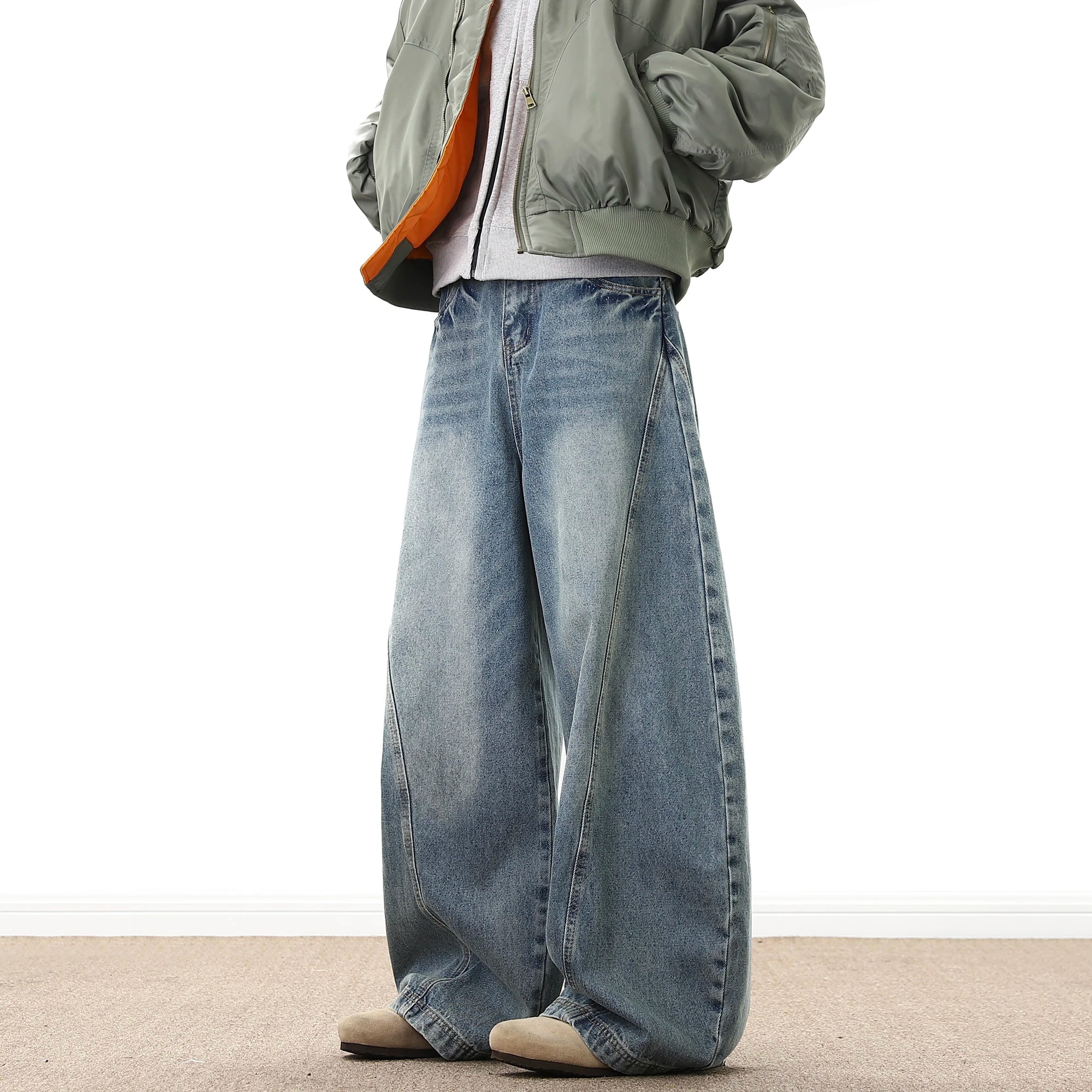 Y2K Wide Leg Baggy Denim Jeans