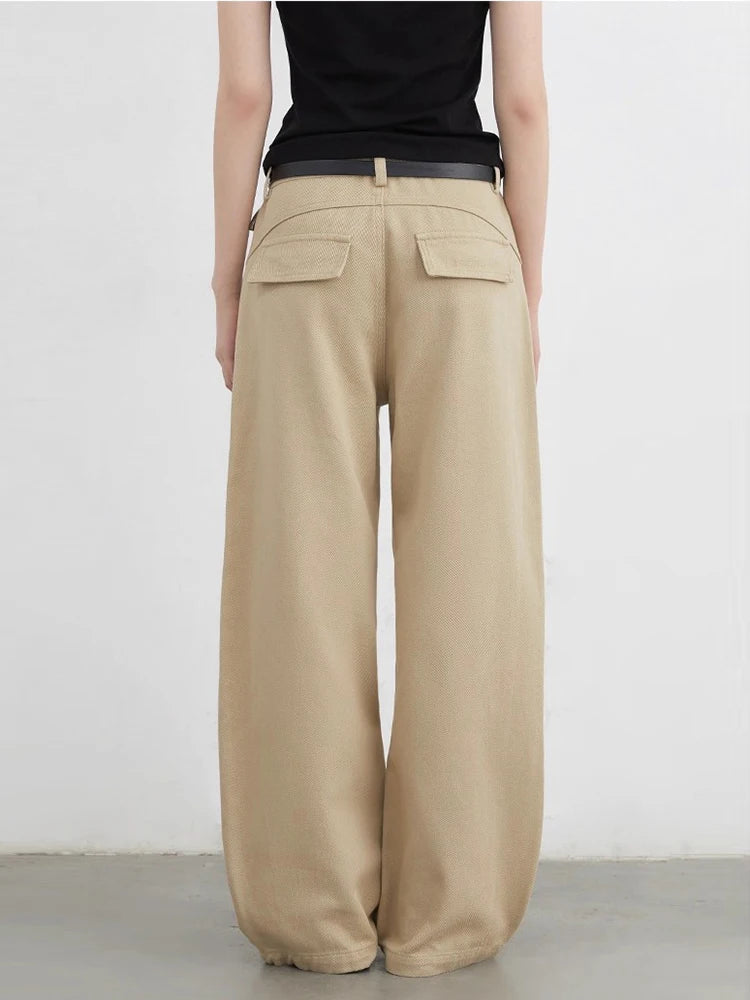 Y2K Wide Leg Workwear Boyfriend Fit Jeans