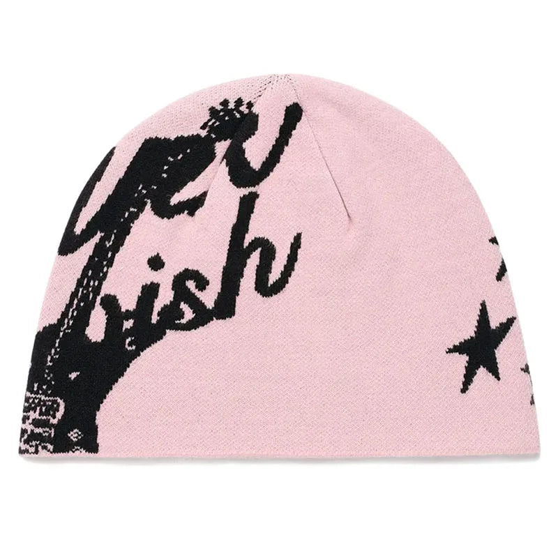 Y2K Winter Wish Graphic Beanie