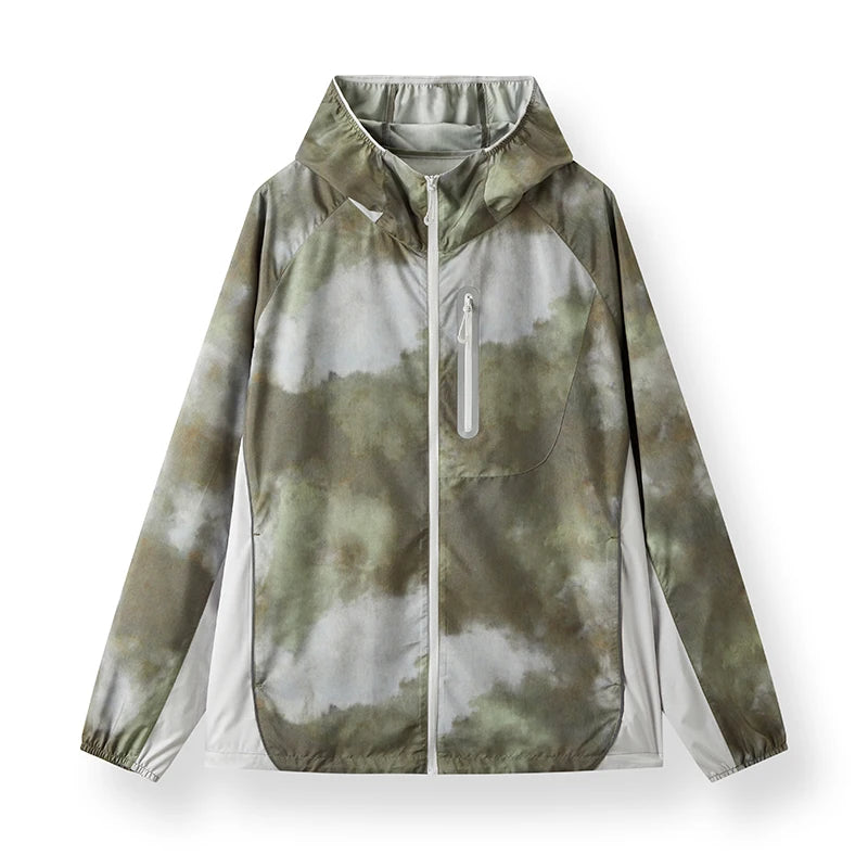 Y2K Womens All Over Graphic Breathable Windbreaker Coat