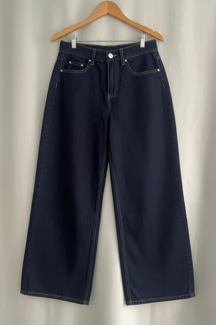 Y2K Womens Essentials Grunge Barrel Jeans