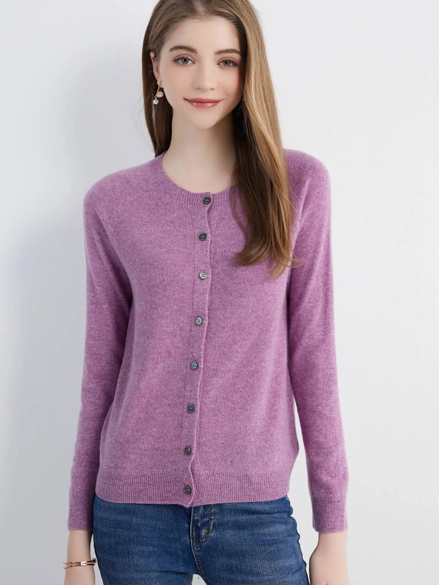 Y2K Womens Essentials Knit Cardigan Sweater
