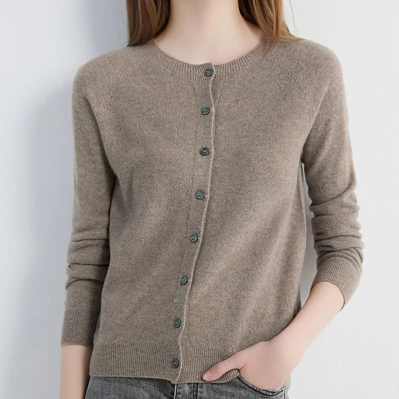 Y2K Womens Essentials Knit Cardigan Sweater