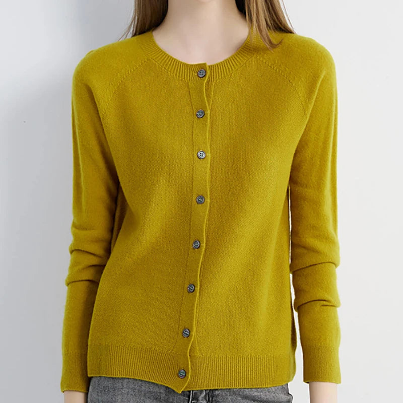 Y2K Womens Essentials Knit Cardigan Sweater