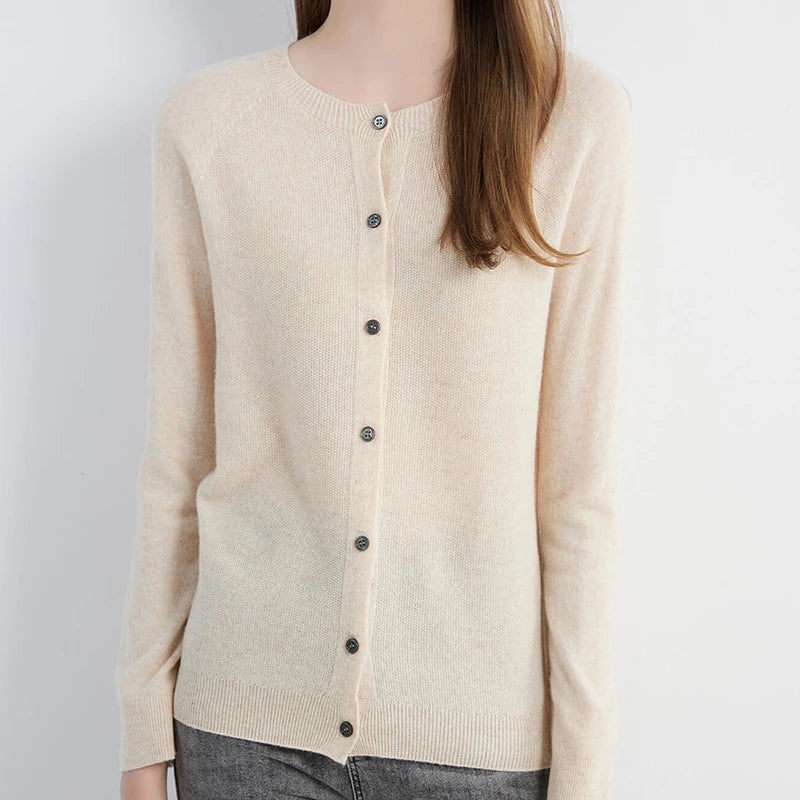 Y2K Womens Essentials Knit Cardigan Sweater