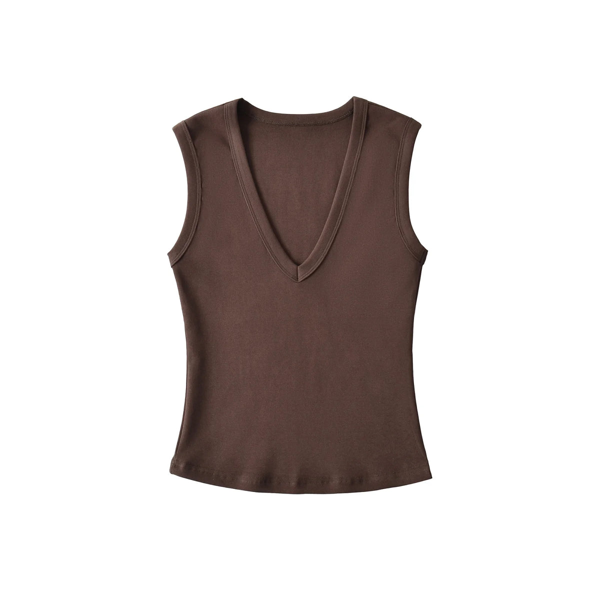 Y2K Womens Essentials Low Cut Crop Top