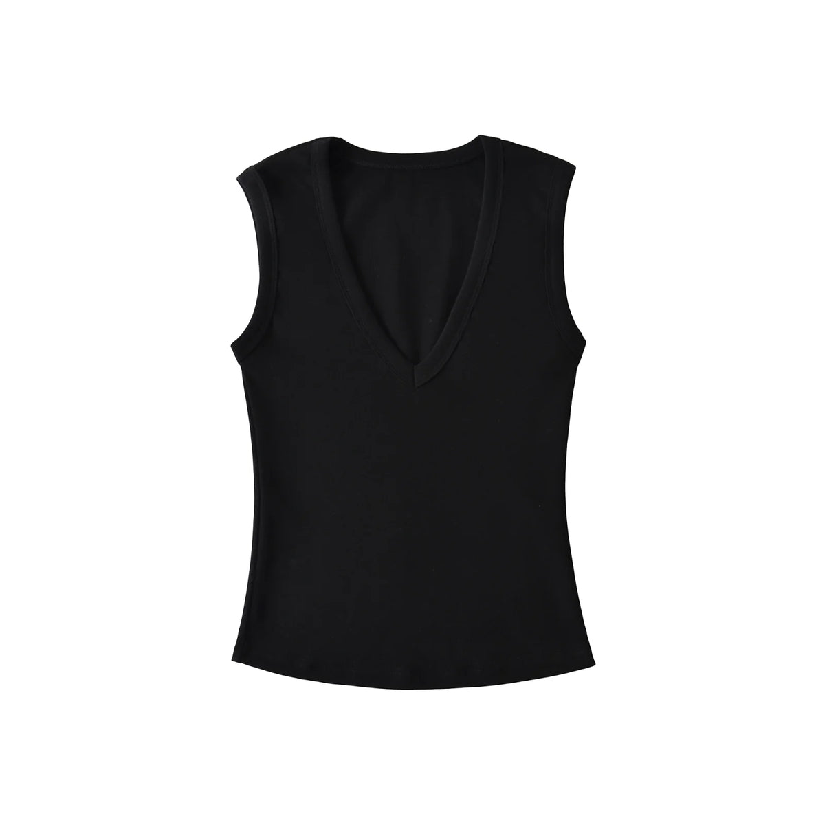 Y2K Womens Essentials Low Cut Crop Top