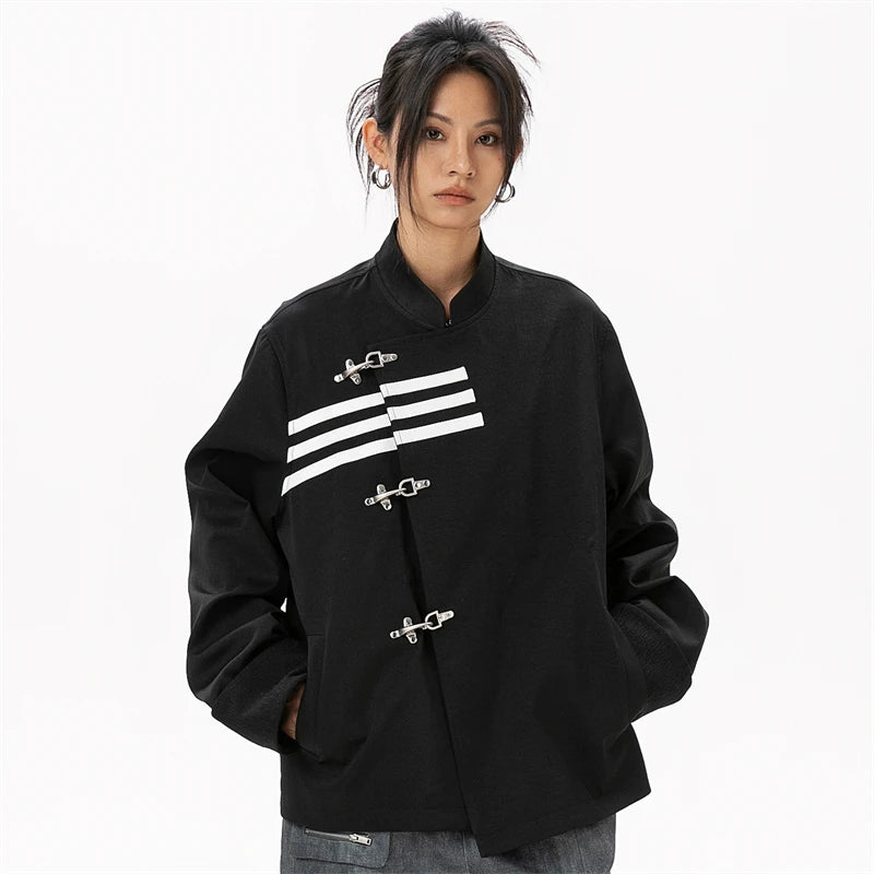 Y2K Womens Jet Clasp Blazer Jacket Coat