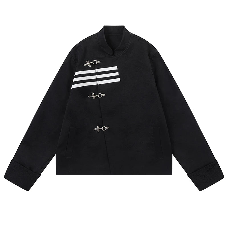 Y2K Womens Jet Clasp Blazer Jacket Coat