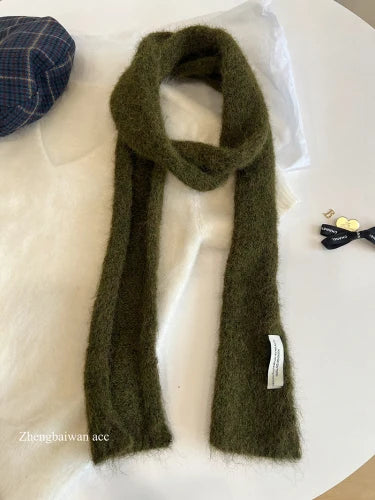 Y2K Womens Thin Long Scarf