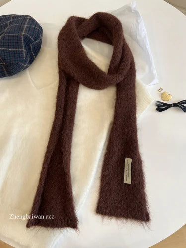 Y2K Womens Thin Long Scarf