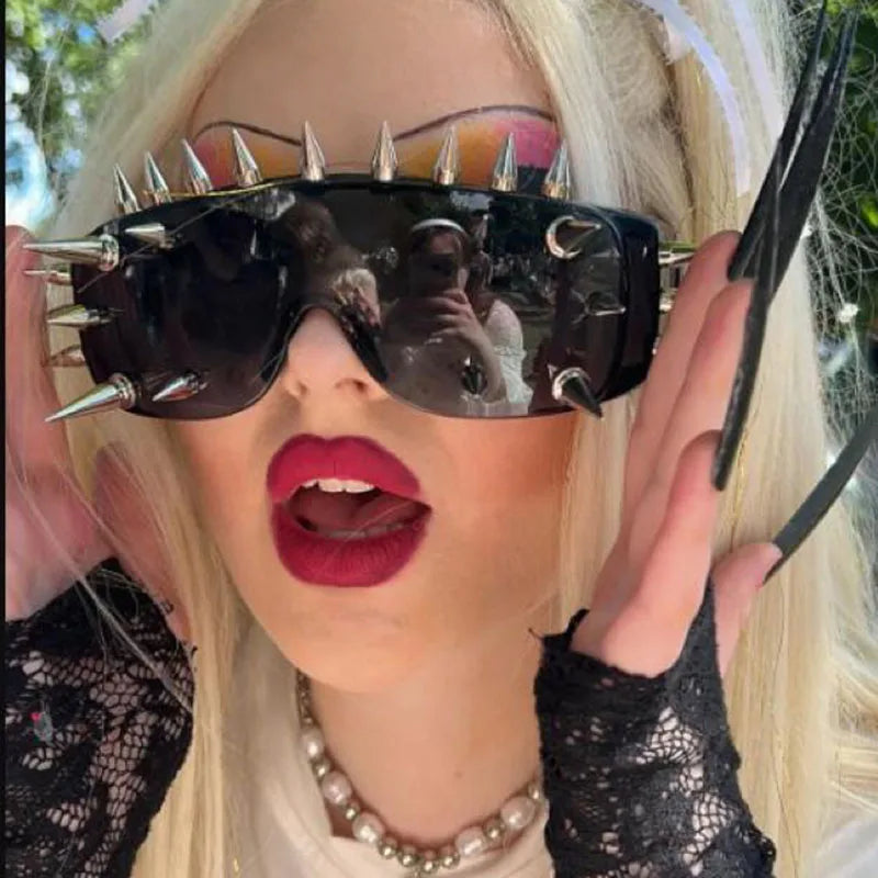 Y2k Nail Spiked Sunglasses