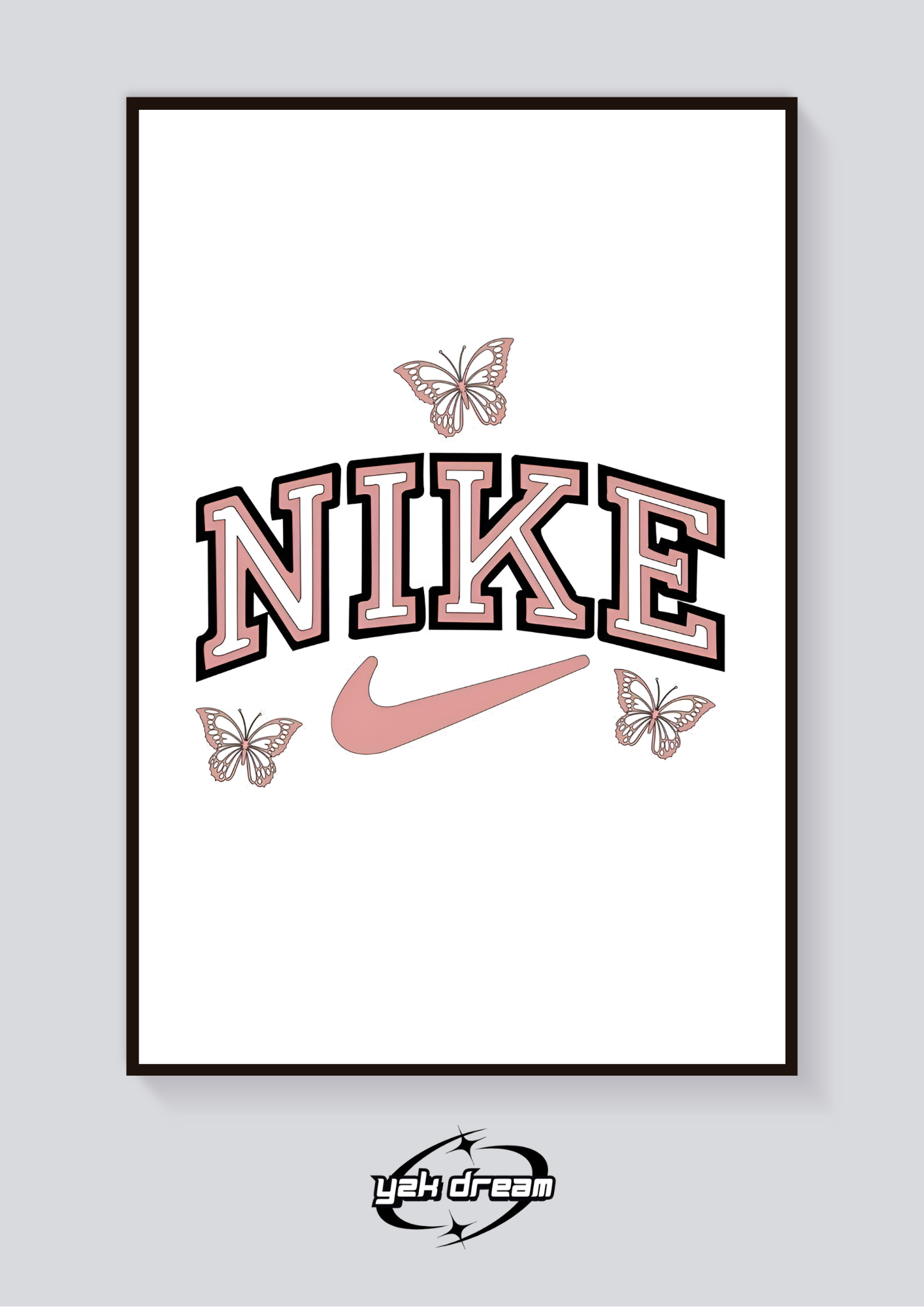 Nike Flowers Poster