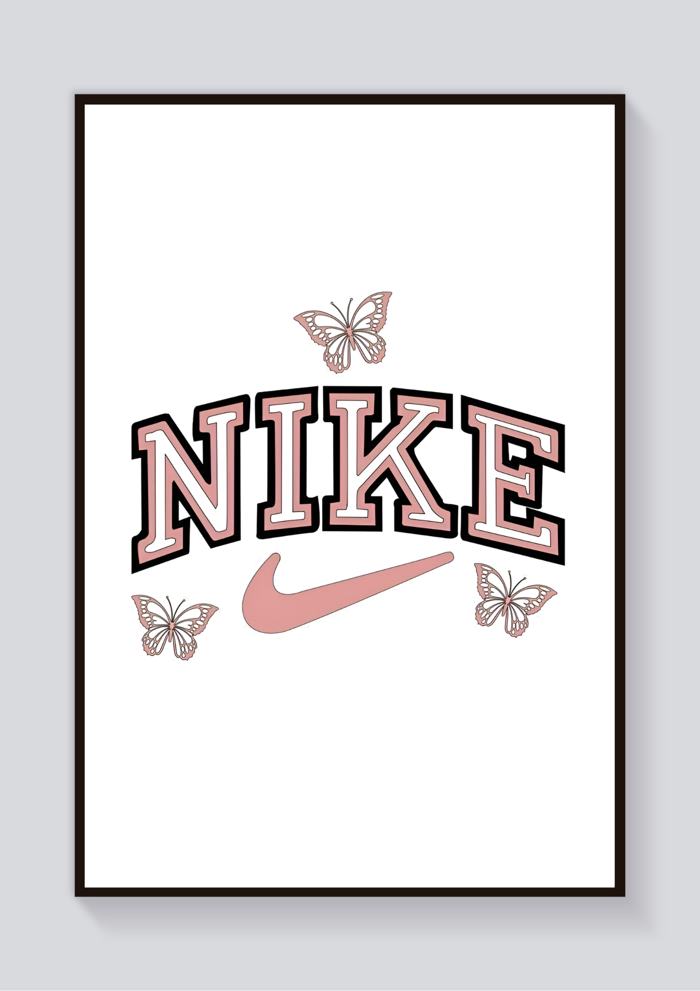 Nike Flowers Poster