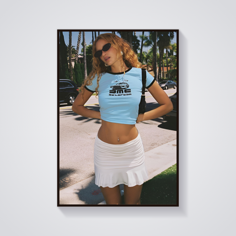 Y2K Summer Girl Poster