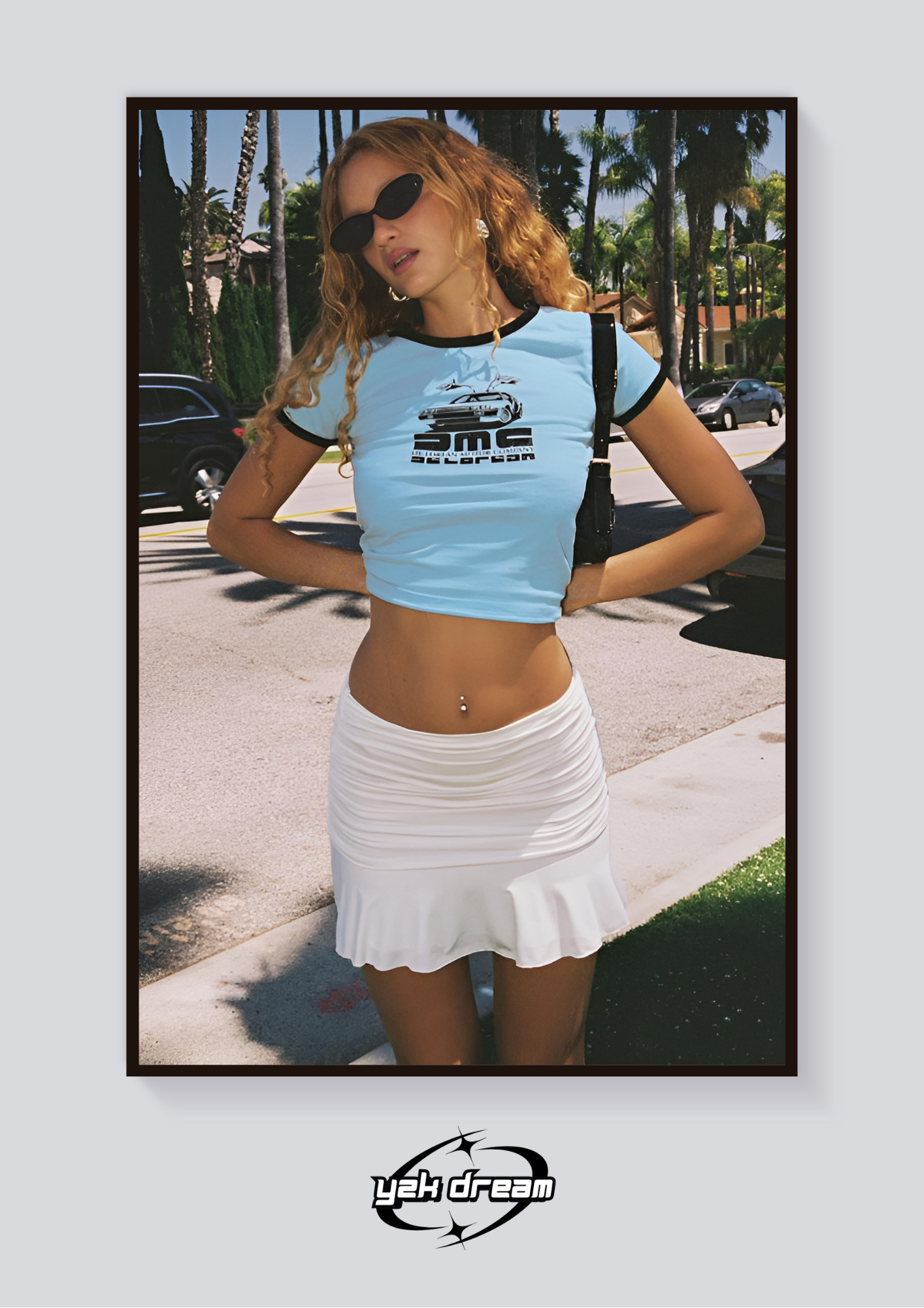 Y2K Summer Girl Poster